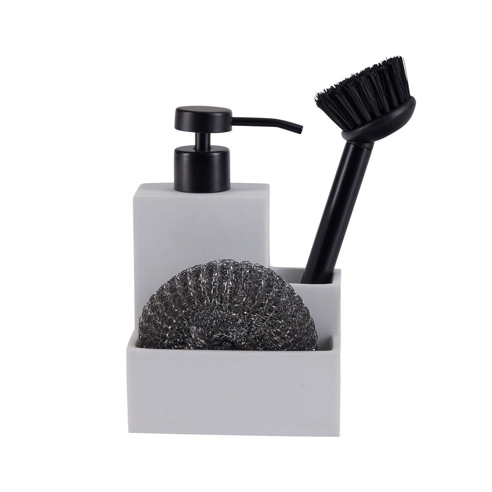 Opvaskesæt, 3i1 - hvid